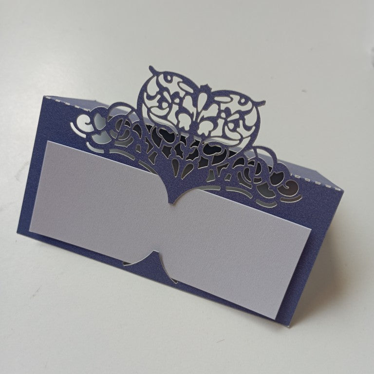 Heart Shape Place Name Cards