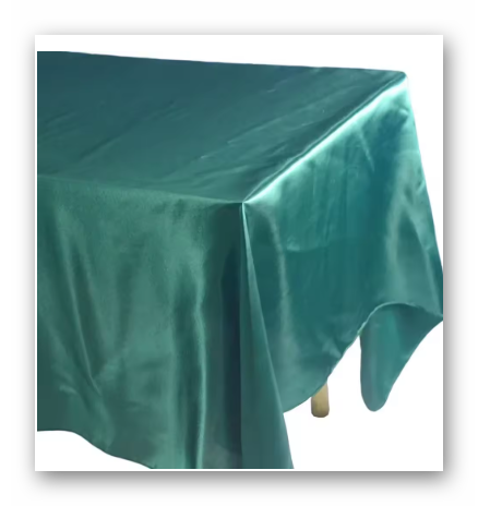 180cm Rectangular Satin Tablecloths