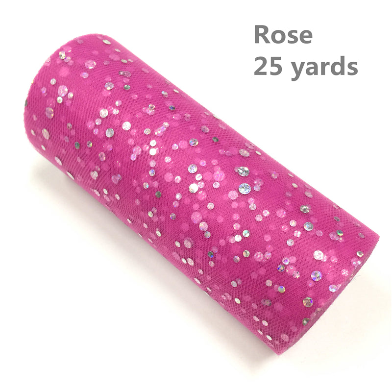 Mesh Glitter Sequin Tulle Roll