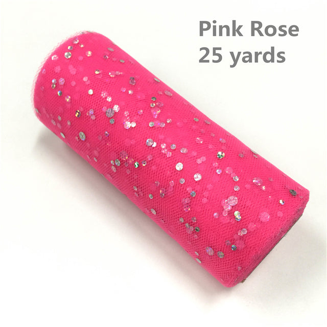 Mesh Glitter Sequin Tulle Roll