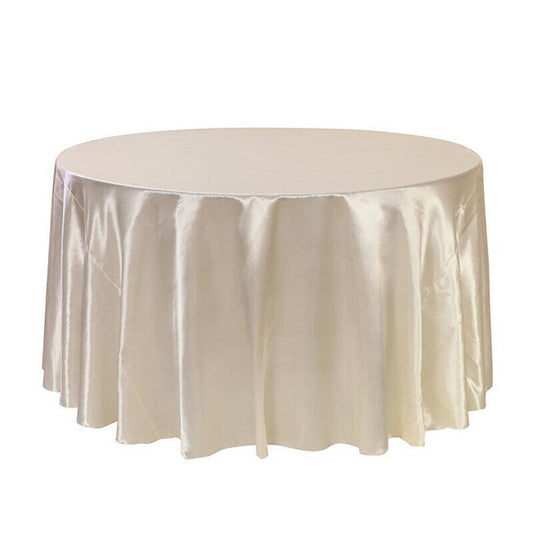 180cm Satin Round Tablecloth – Elegant Wedding & Event Decor