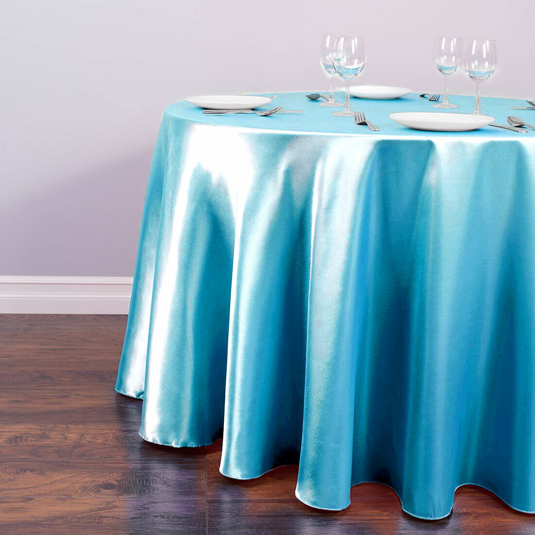 Satin Round Tablecloth
