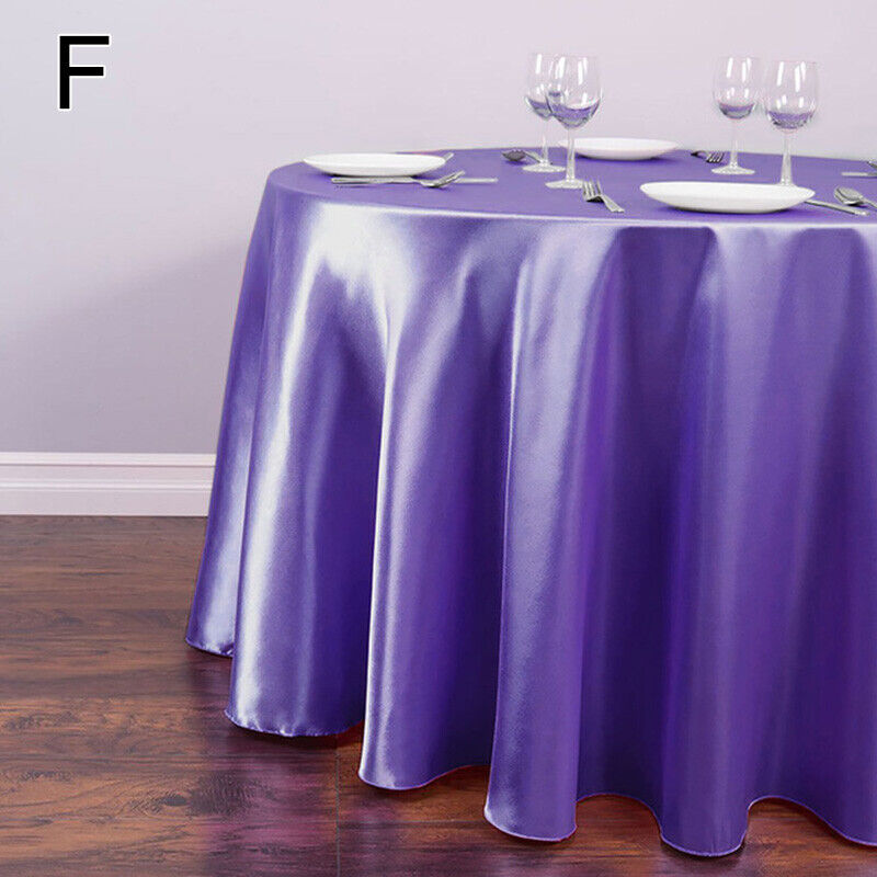 Satin Round Tablecloth