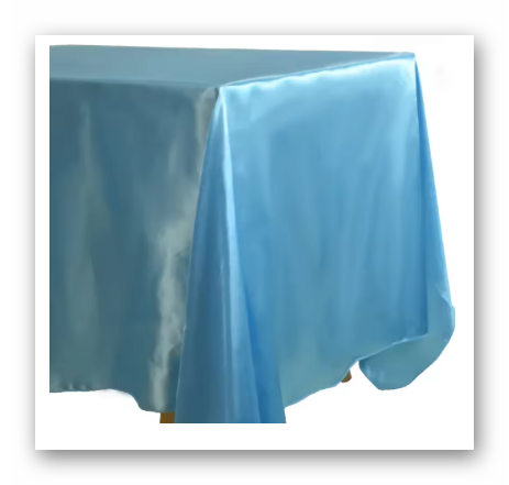 180cm Rectangular Satin Tablecloths