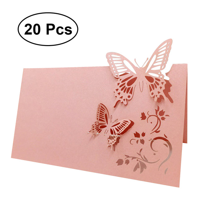 Butterfly Shape Place Name Cards