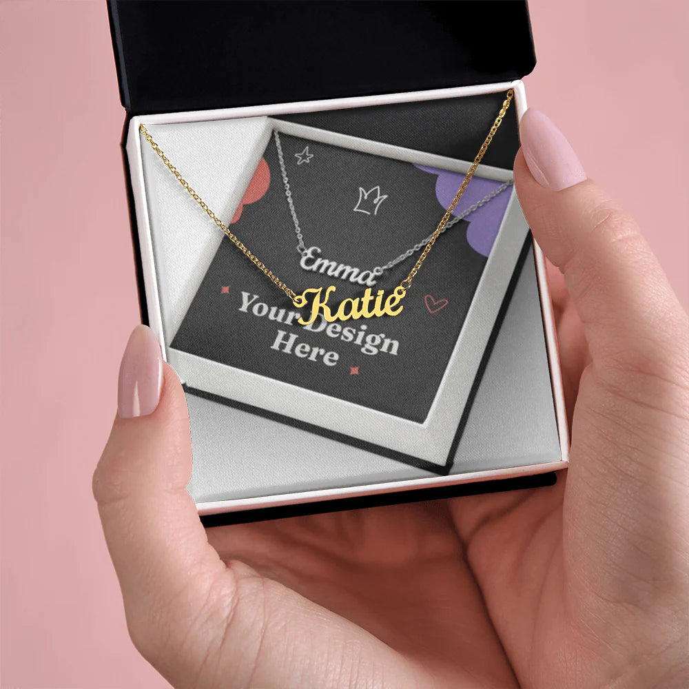 Personalized Bridemaids Name Necklace Up To Ten Letters