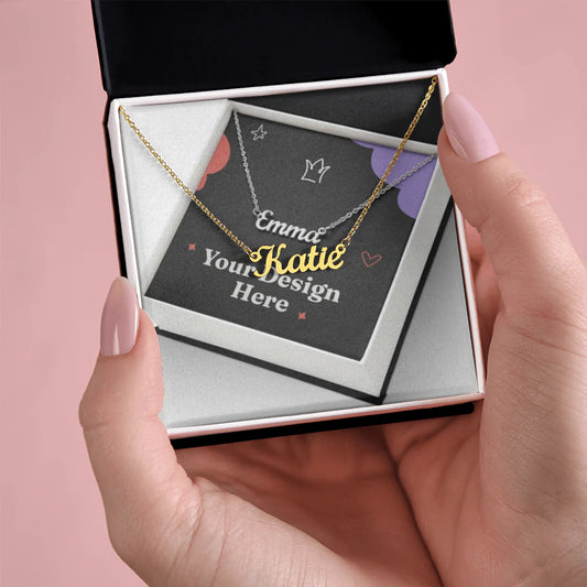 Personalized Bridemaids Name Necklace Up To Ten Letters