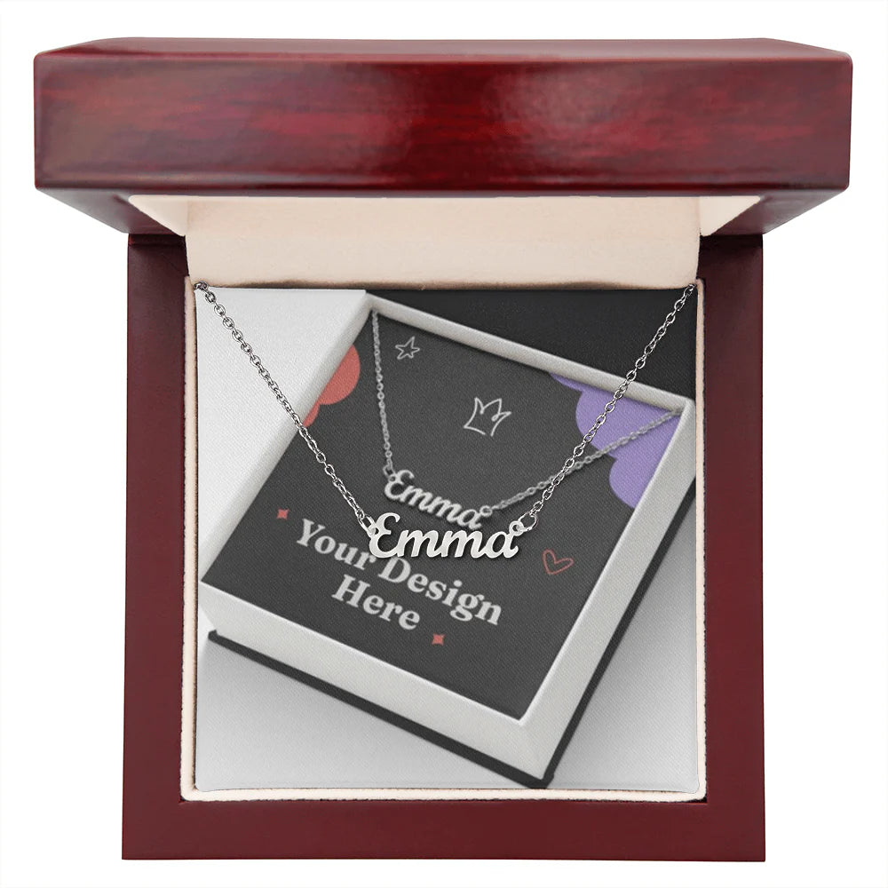 Personalized Bridemaids Name Necklace Up To Ten Letters