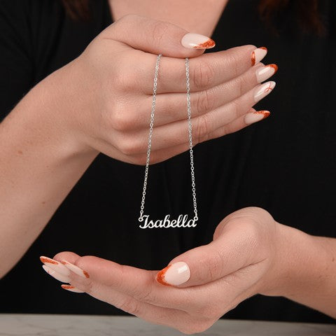 Personalized Bridemaids Name Necklace Up To Ten Letters