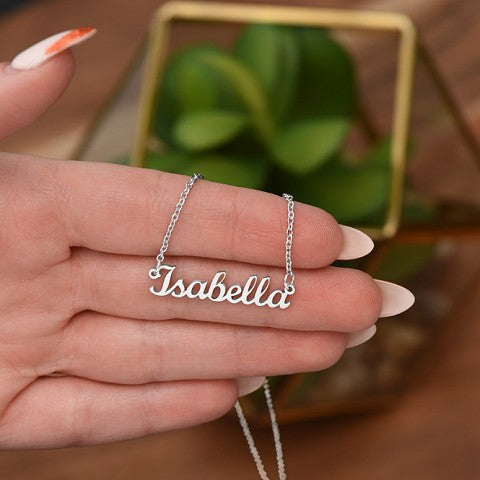Personalized Bridemaids Name Necklace Up To Ten Letters