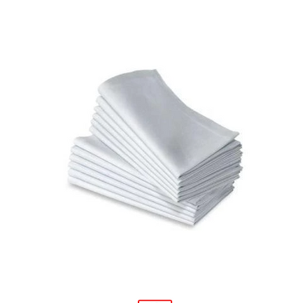White Cotton Linen 50x50cm Napkins