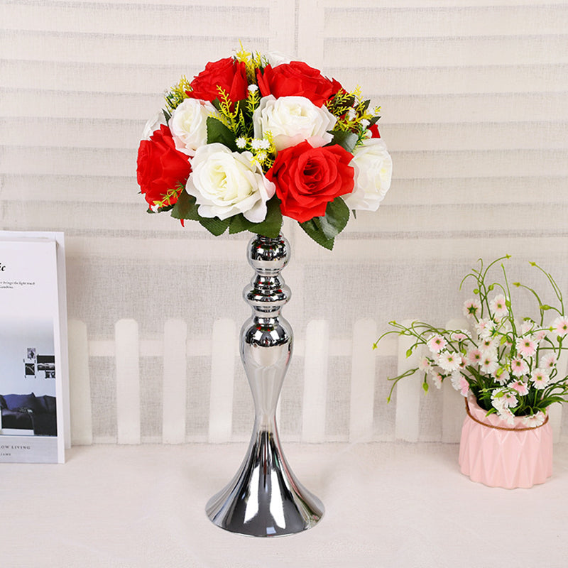 50cm Metal Candlestick Flower Stand Vase Table Centerpiece