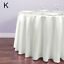 Satin Round Tablecloth Size 145cm 57 inches For any Occassion